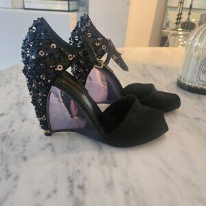 Louis vuitton silk "Movie Star" shoe